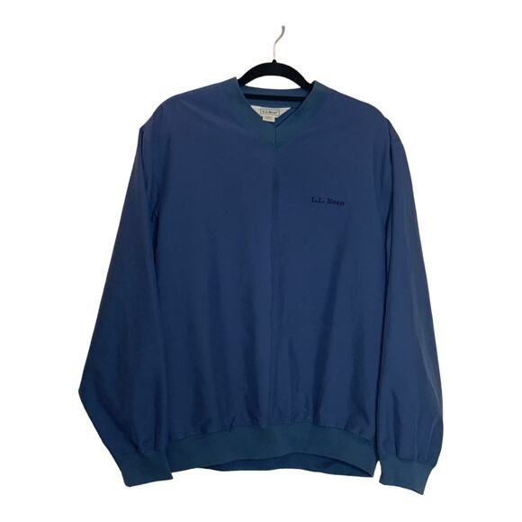 L.L. Bean men vintage blue pull over sweater size M - Picture 7 of 7